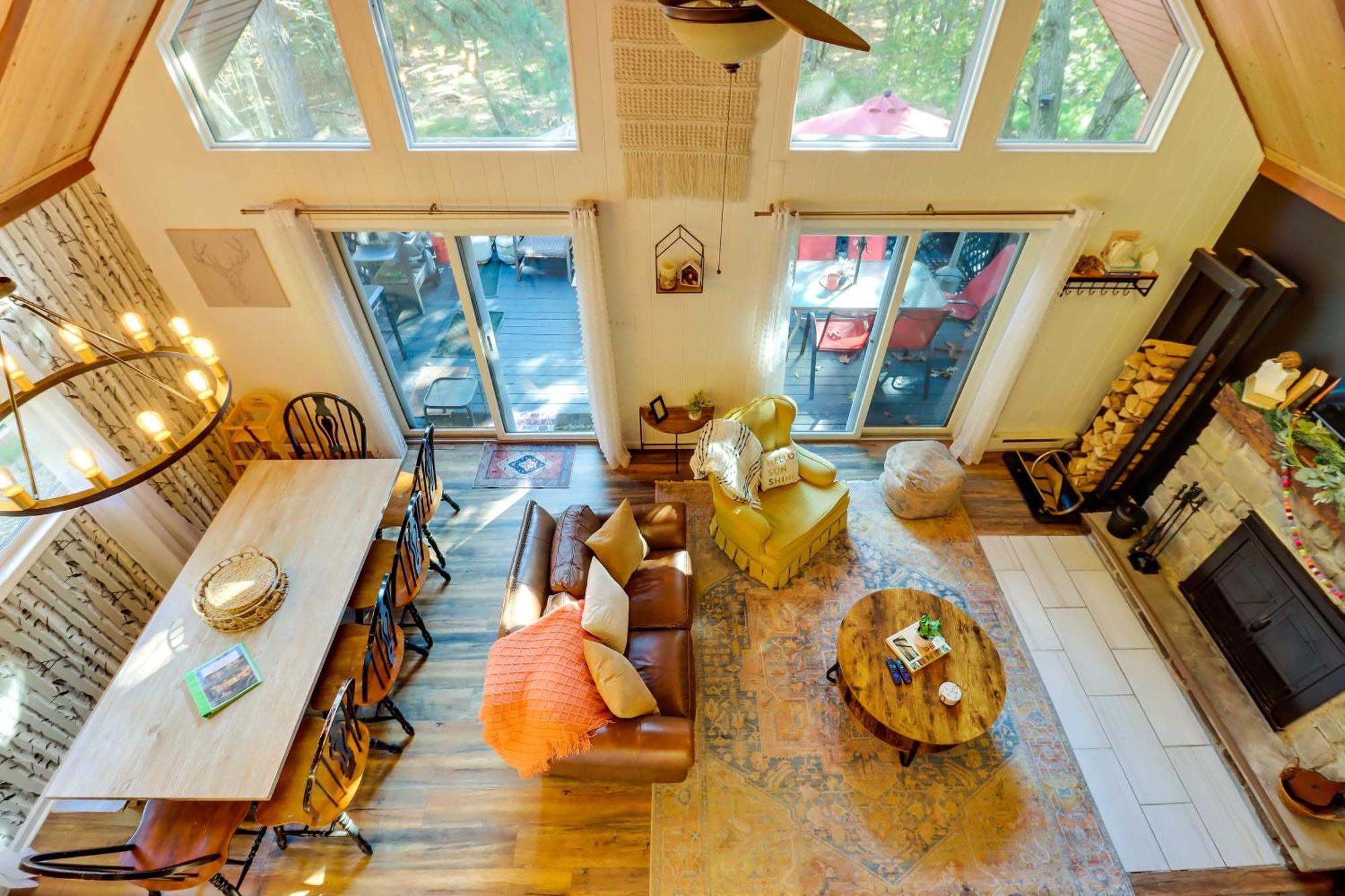 Poconos Ski Retreat With Sauna, Hot Tub, And Game Room ليك هارمونى المظهر الخارجي الصورة